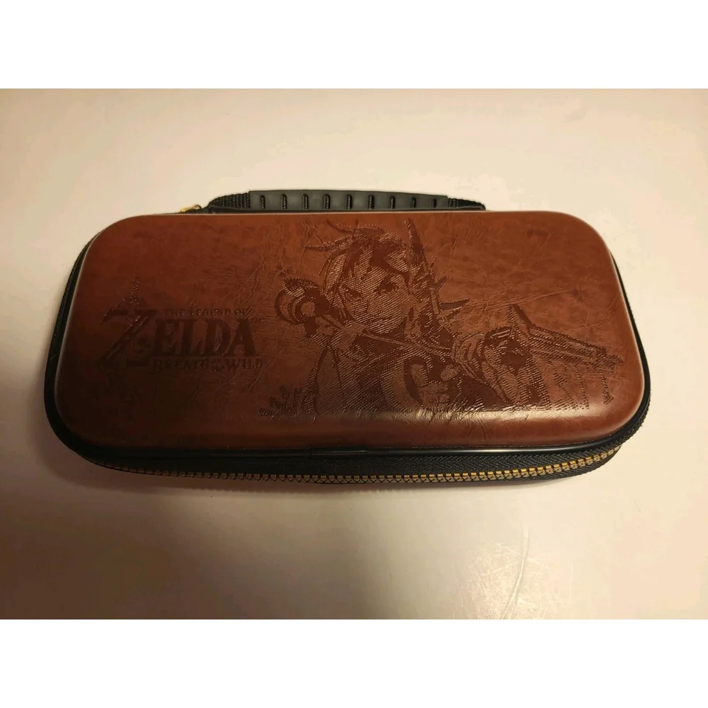 Nintendo Switch Legend of Zelda Breath of the Wild Brown Carry Case